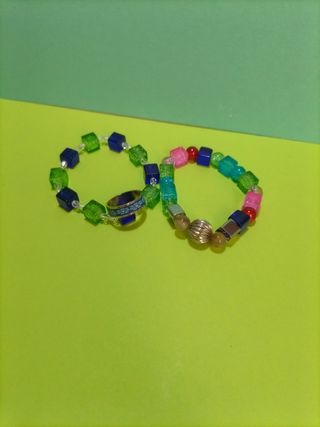 Pack pulseras y anillo