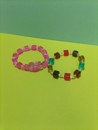 Pack pulseras y anillo