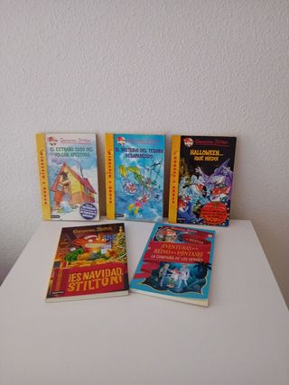 Varios títulos de Geronimo Stilton 