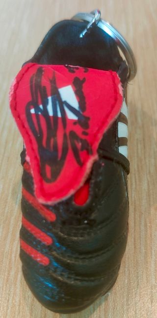 BOTA FUTBOL DE ZIDANE FIRMADA POR EL