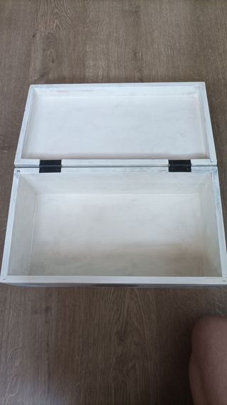 Caja /Baúl de Madera -Artesanal - Decorar/ Ordenar