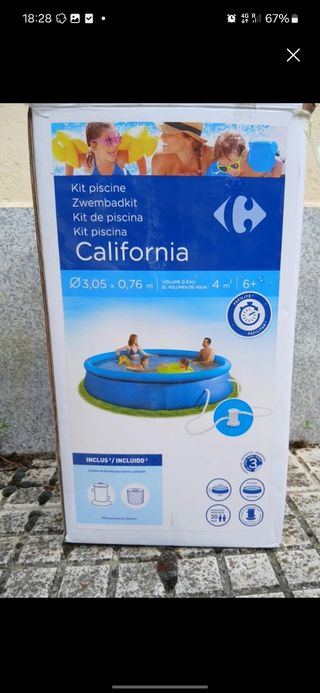 Piscina inflable California 3.05x0.76m