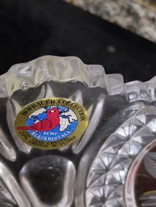 Frutero cristal rojo - Vintage