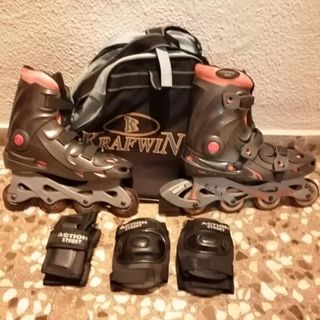 Patines + protecciones