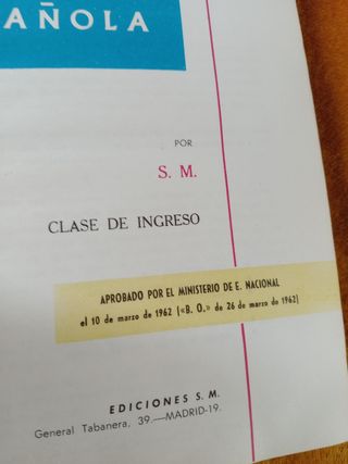 Libros escolar antiguo de Lengua española 4 grado