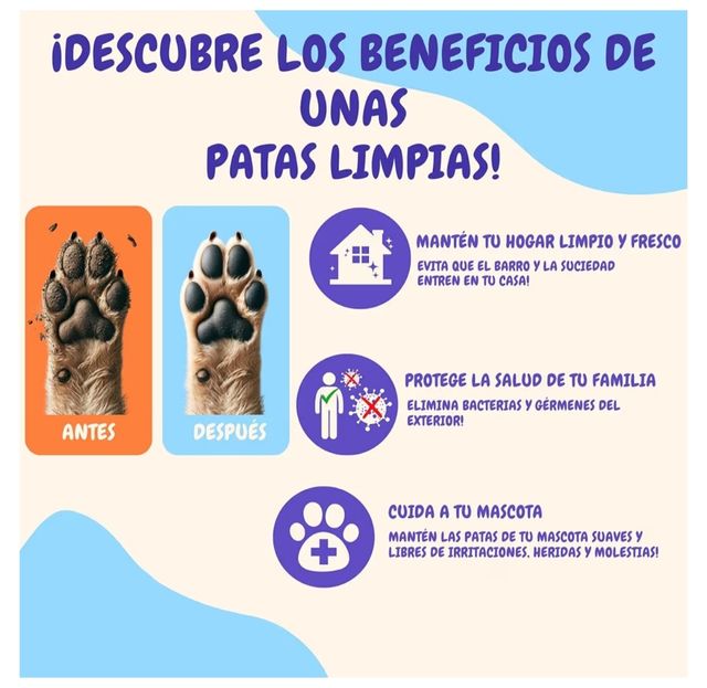 Limpiador de patas Hadita