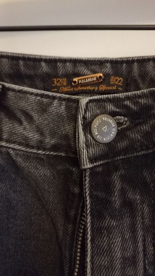 Shorts vaqueros negros Mom Fit