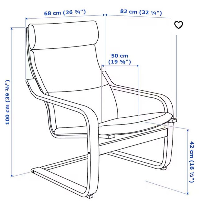 Sillón Ikea Poäng Gris