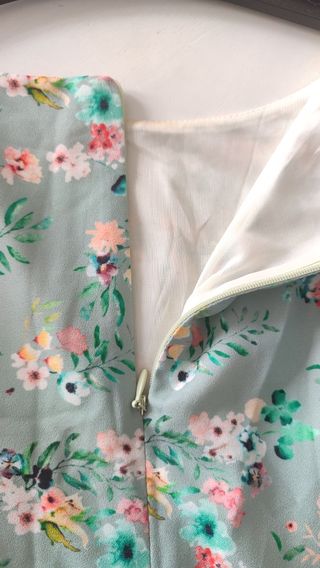 Vestido flores - Verde estampado