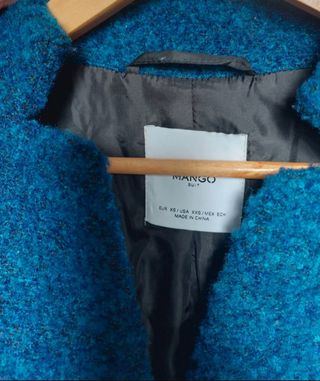 Abrigo Mango Talla XS