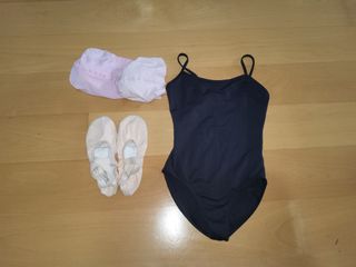 Maillot Ballet niña (T. 13-14) + zapatillas T.38