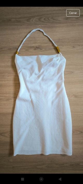 Vestido blanco corto