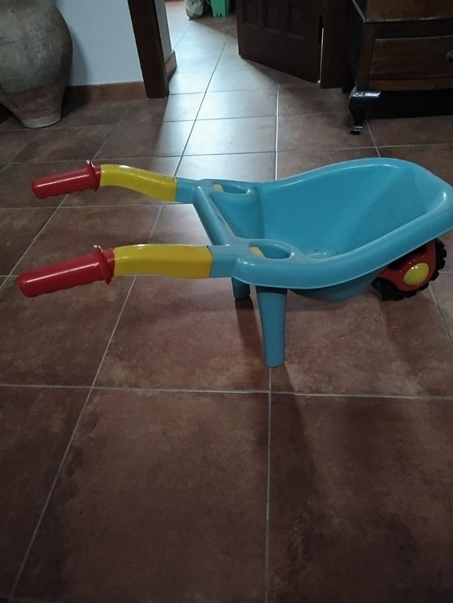 Carretilla infantil azul