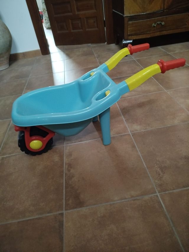 Carretilla infantil azul