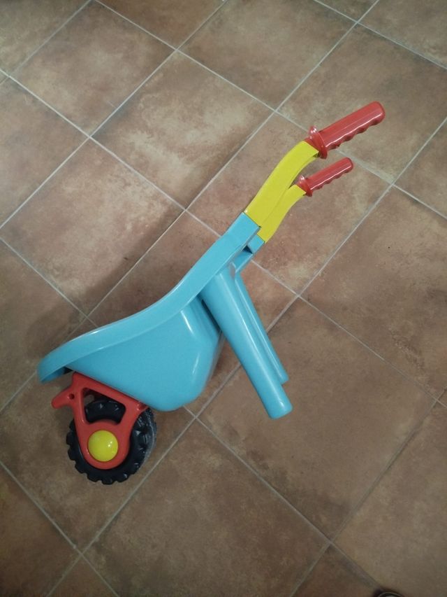 Carretilla infantil azul