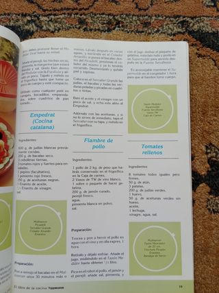 Libro de cocina recetas variadas