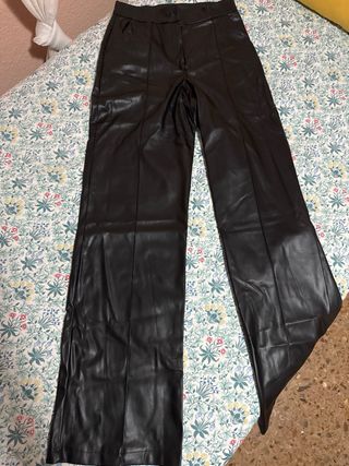 Pantalón polipiel Shein