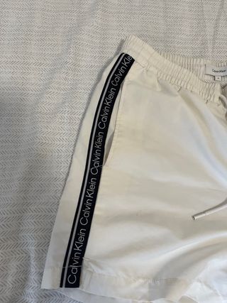 Bañador Calvin Klein blanco - talla 5