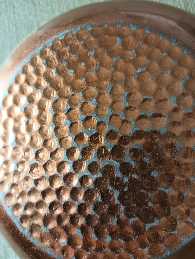 Cuenco aluminio  anodizado. Vintage. Marca MMM