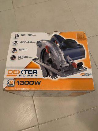 Sierra circular Dexter 1300w - 185mm