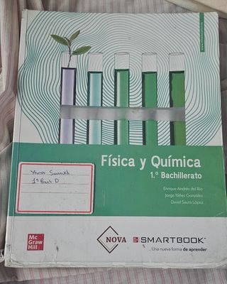 Física y Química 1.º Bachillerato. NOVA