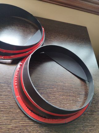 2 cubiertas faro Jeep - negras N*383