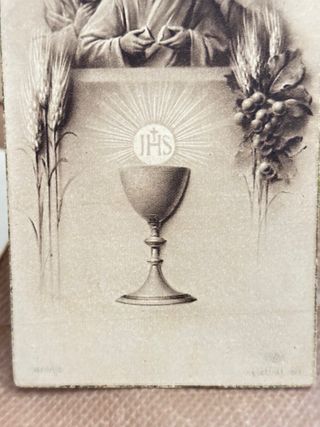 Santini religiosi - Comunione 1938 vintage collezi