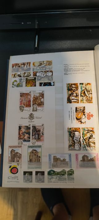 Sellos España 1989/90/92