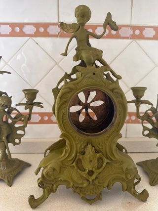 Candelabro hadas vintage - 3 piezas
