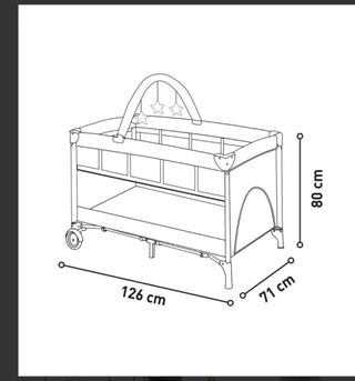 Cuna viaje Mix Plus Asalvo 4x1