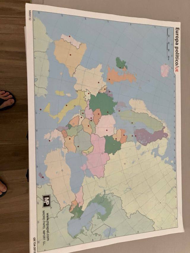Mapas escolares españa, mundo, europa y valencia.
