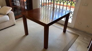 Mesa comedor extensible madera de teca