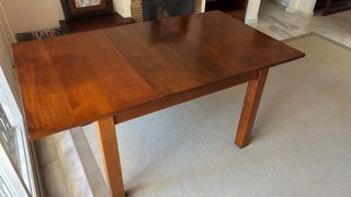 Mesa comedor extensible madera de teca