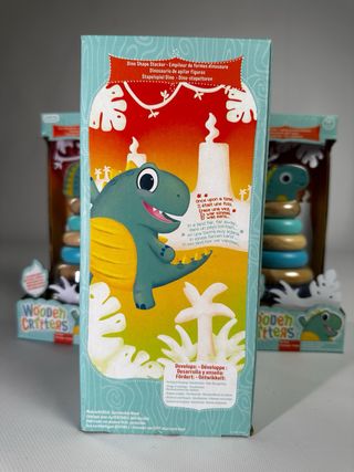 Juguete apilamiento – DINOSAURIO MADERA MONTESSORI