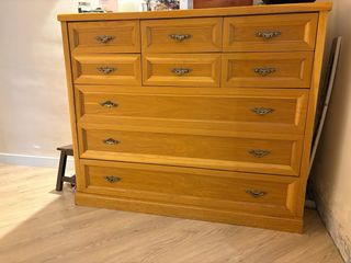 Cómoda madera maciza pino