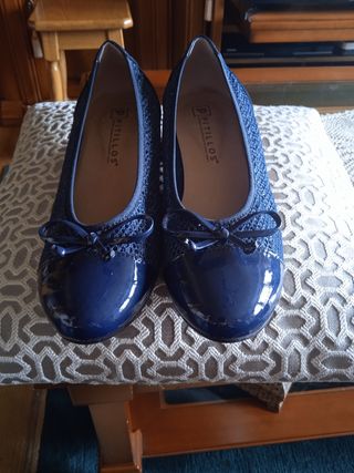 Zapatos Pitillos azul marino
