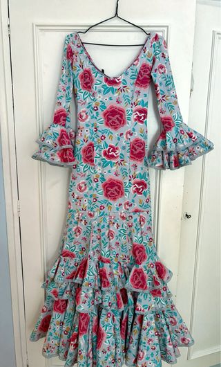 Traje gitana estampado