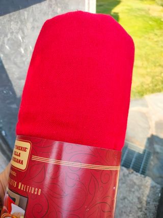 Copriletto rosso Cotone/Poliestere 250x250cm