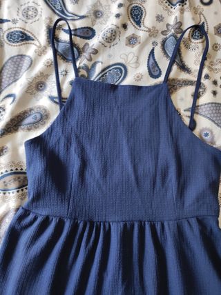 Vestido azul tirantes - Talla M