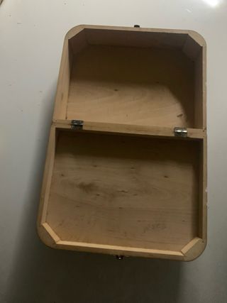 Maletín madera antiguo