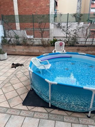 Piscina INTEX 3.1m + depuradora utilizada una vez