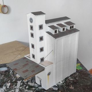 Maqueta Silo Escala H0