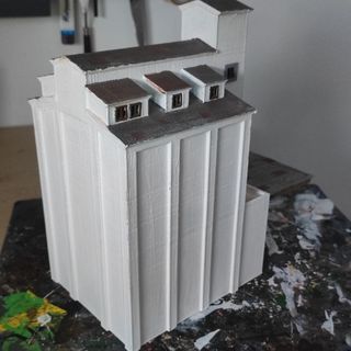Maqueta Silo Escala H0