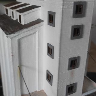 Maqueta Silo Escala H0