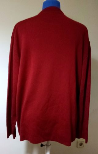 Jersey burdeos mujer entretiempo