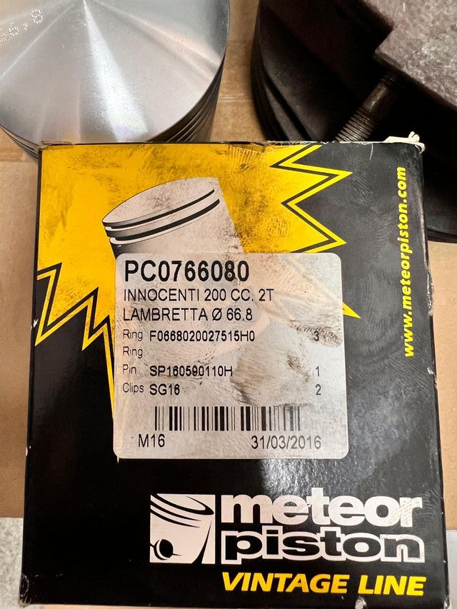 CILINDRO ORIGINAL LAMBRETTA 200 cc