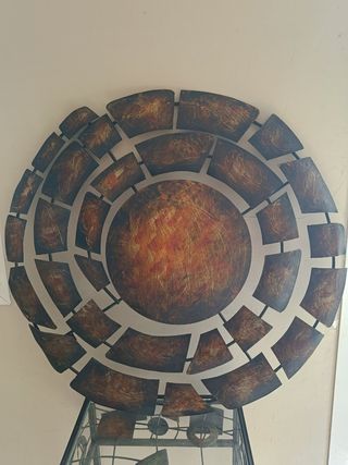 Conjunto decorativo: mesa y sol
