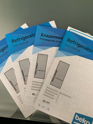 Frigorifico Beko RCNE560K30W Averiado para piezas