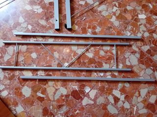 Mesa escritorio ordenador - cristal y metal