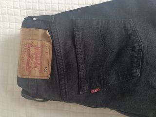 Levi's 501 negros W30 L34 -talla 20